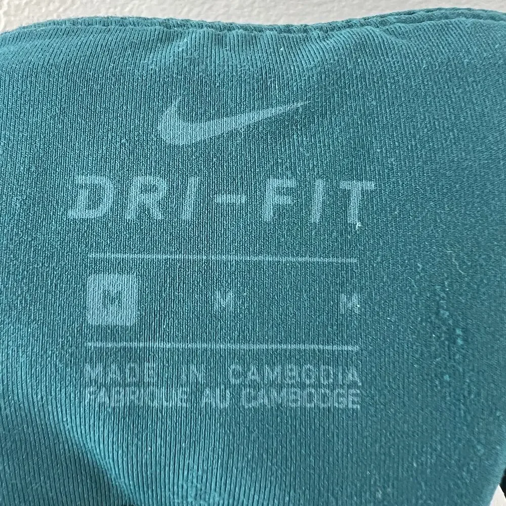 NIKE Green Epic Lux Yoga Leggings Elastic Waist Pull On Performance Sz M Medium